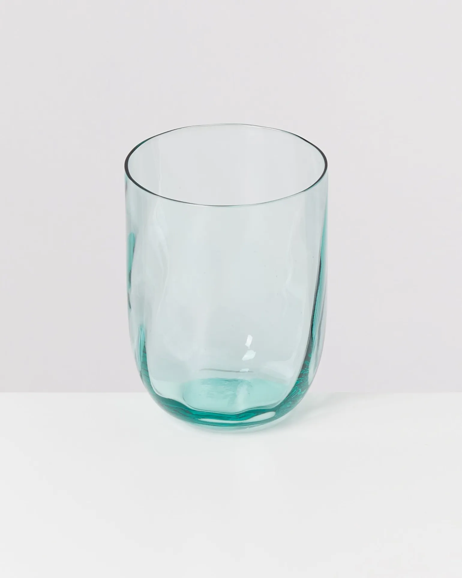 Calma Glas groß swirl grün 4er-Set
