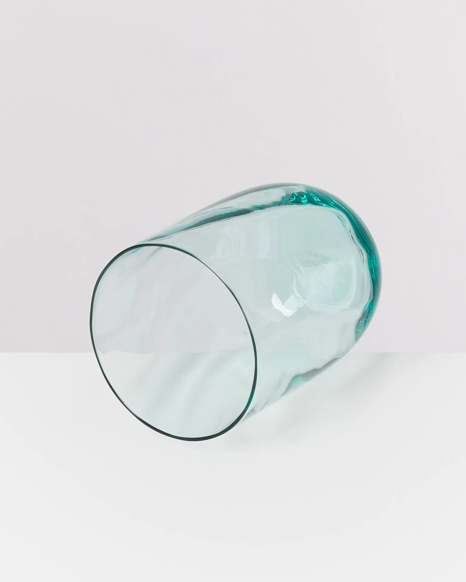 Calma Glas groß swirl grün 4er-Set