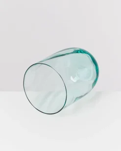 Calma Glas groß swirl grün 6er-Set