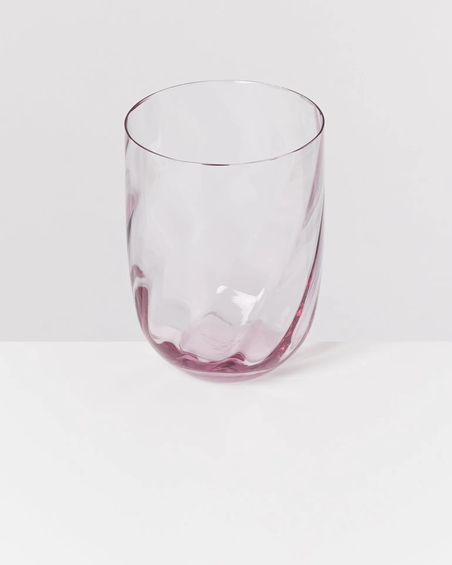 Calma Glas groß swirl lila