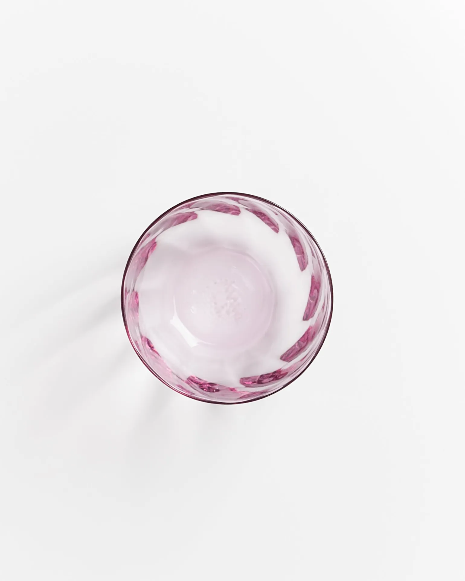 Calma Glas groß swirl lila