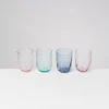 Calma Glas groß swirl mix 4er-Set