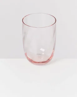 Calma Glas groß swirl rosé 6er-Set