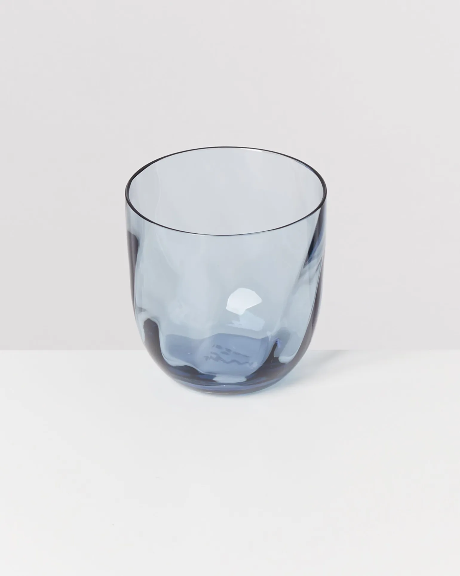 Calma Glas klein swirl blau 4er-Set