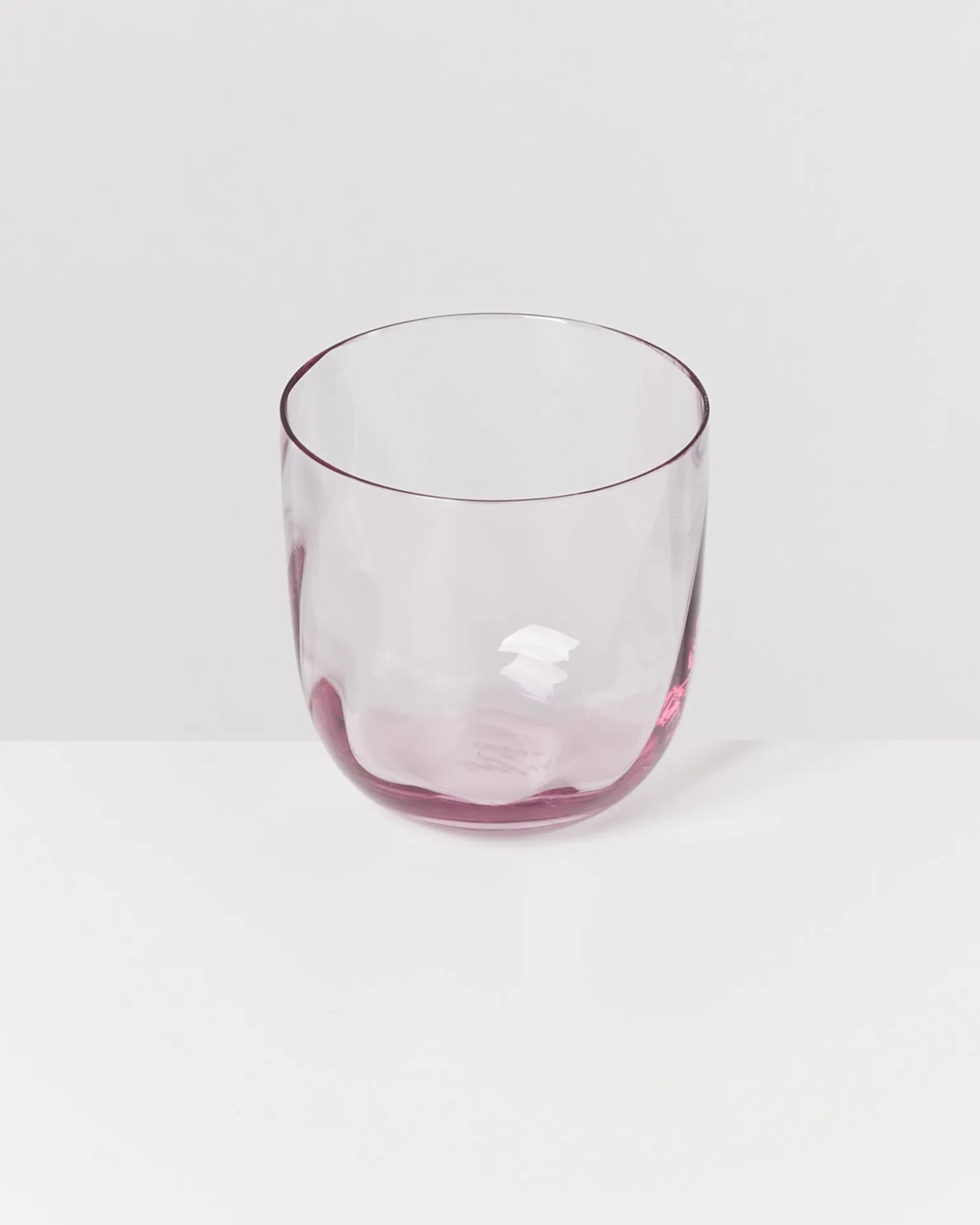 Calma Glas klein swirl lila 4er-Set