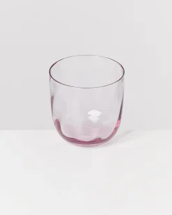 Calma Glas klein swirl lila