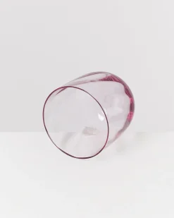 Calma Glas klein swirl lila