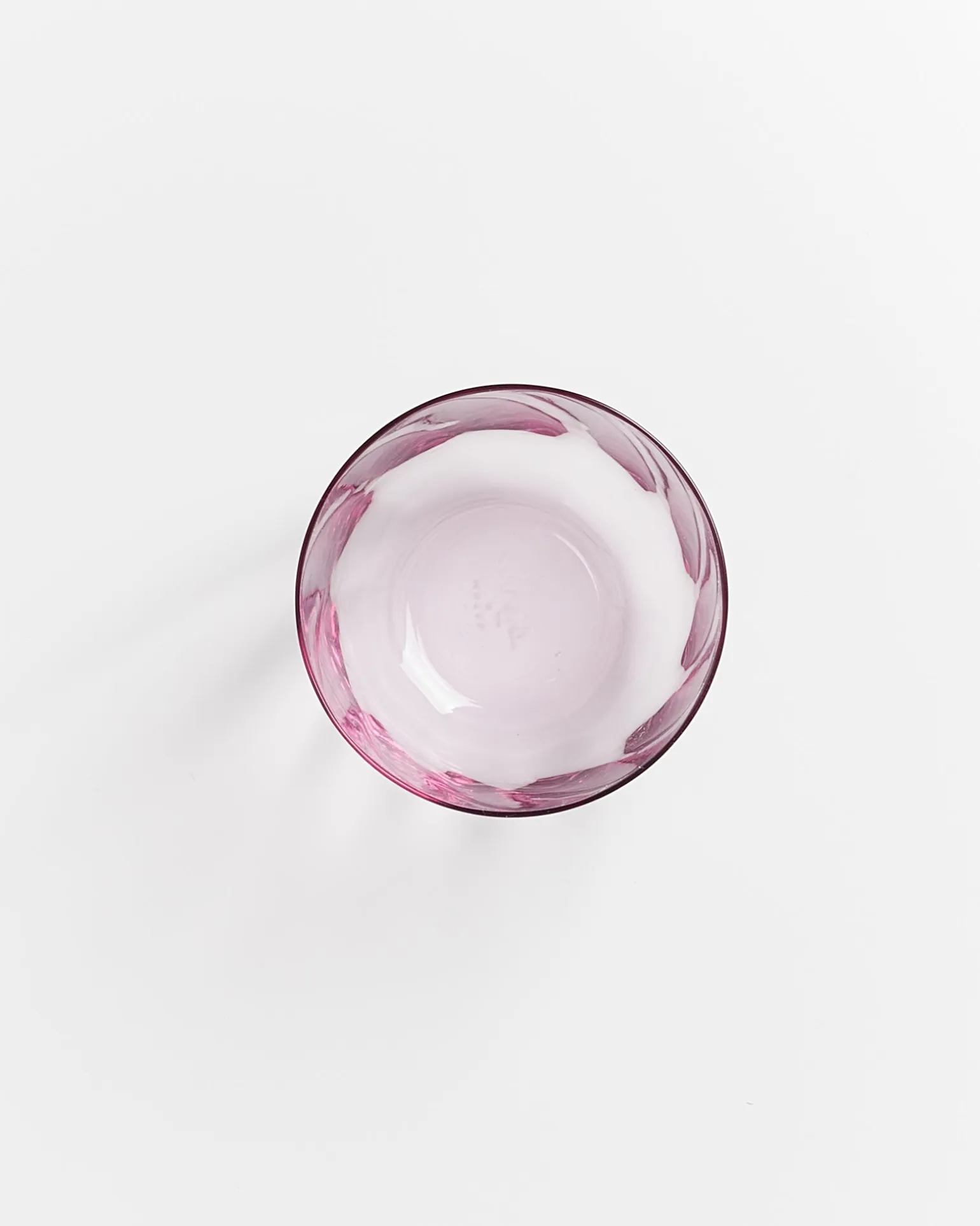Calma Glas klein swirl lila