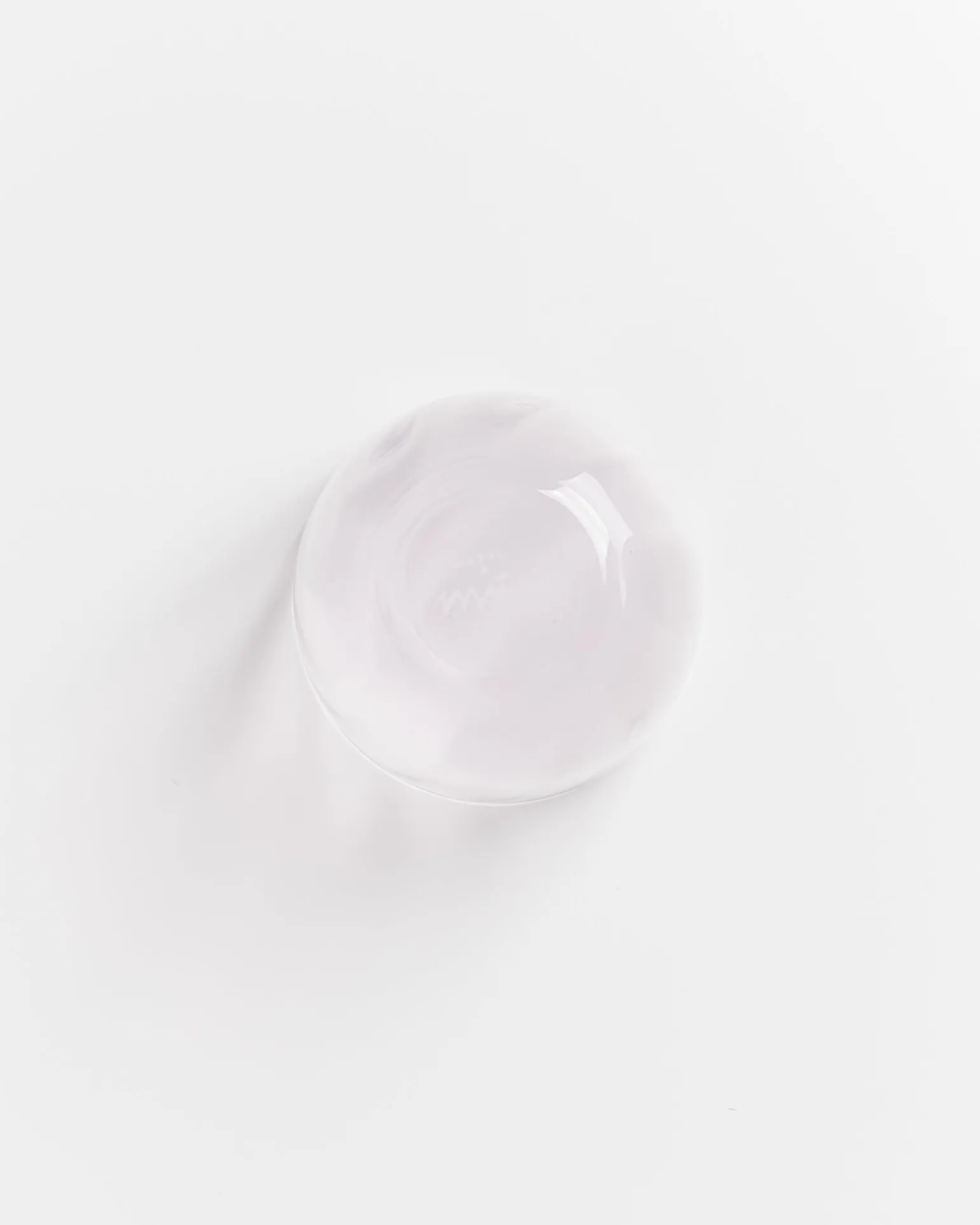 Calma Glas klein swirl lila