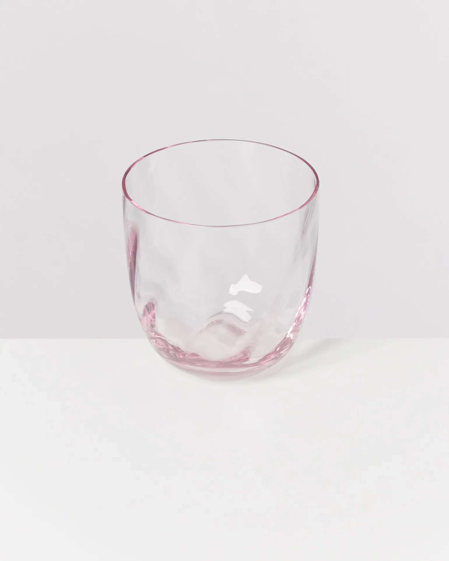 Calma Glas klein swirl rosé 4er-Set