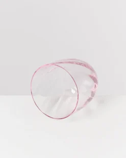 Calma Glas klein swirl rosé