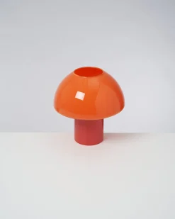 Cogumelo Glaslampe orange rot