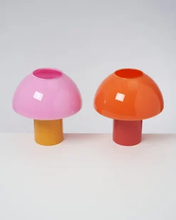Cogumelo Glaslampe orange rot