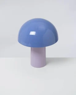 Cogumelo Keramiklampe cornflower lila