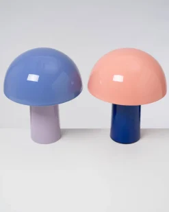 Cogumelo Keramiklampe cornflower lila