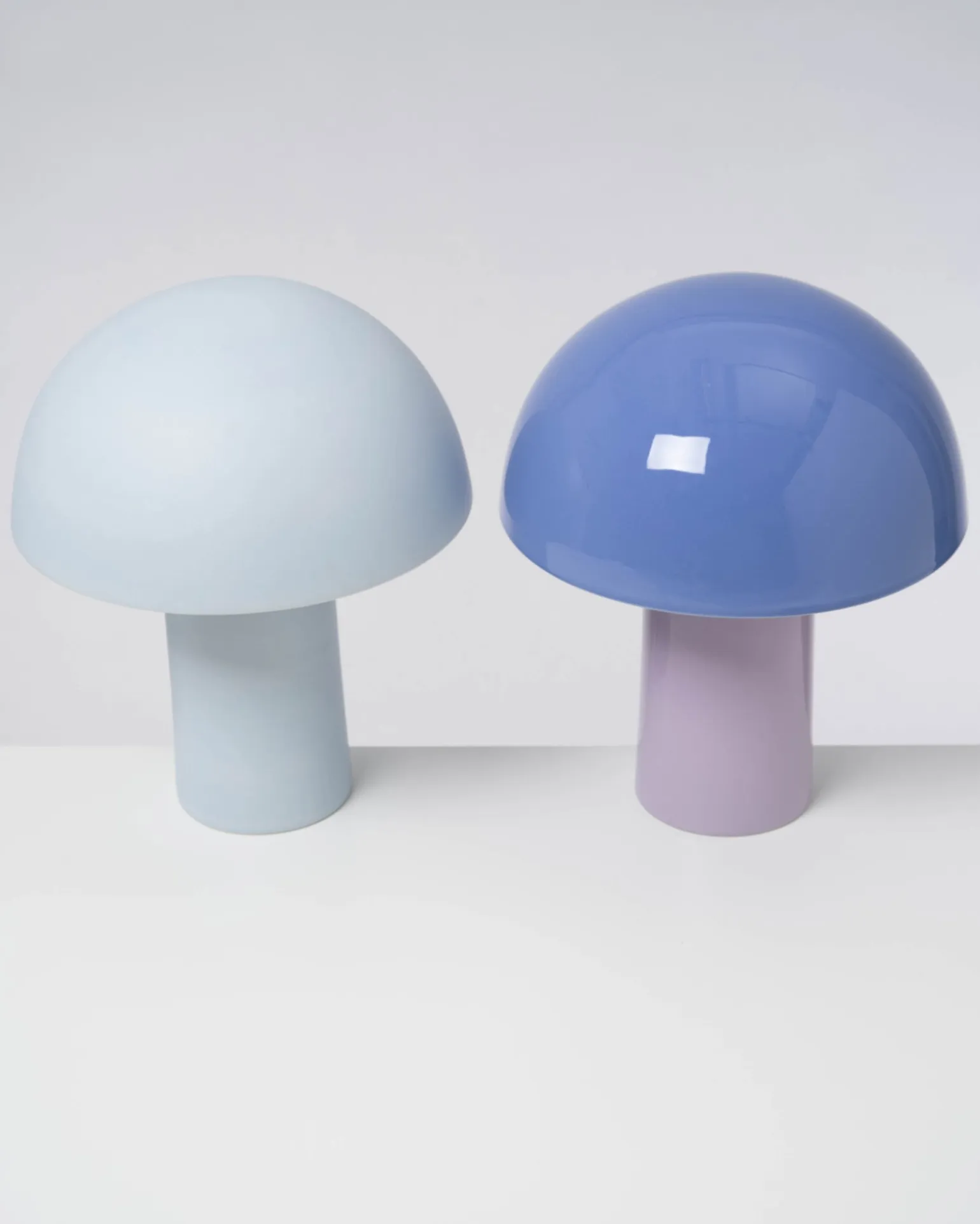 Cogumelo Keramiklampe cornflower lila