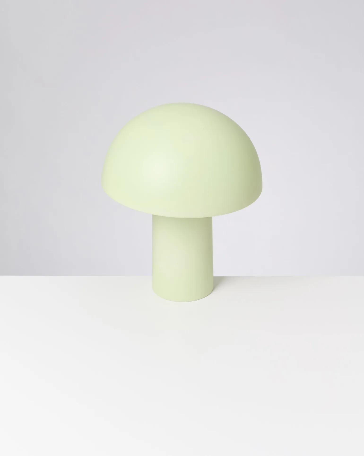 Cogumelo Keramiklampe lime