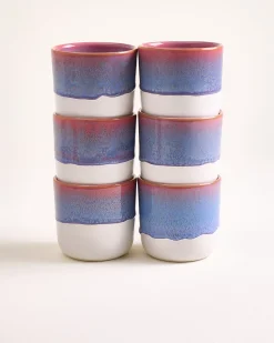 Coimbra Becher groß lila 6er-Set