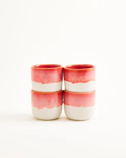 Coimbra Becher klein pink 4er-Set