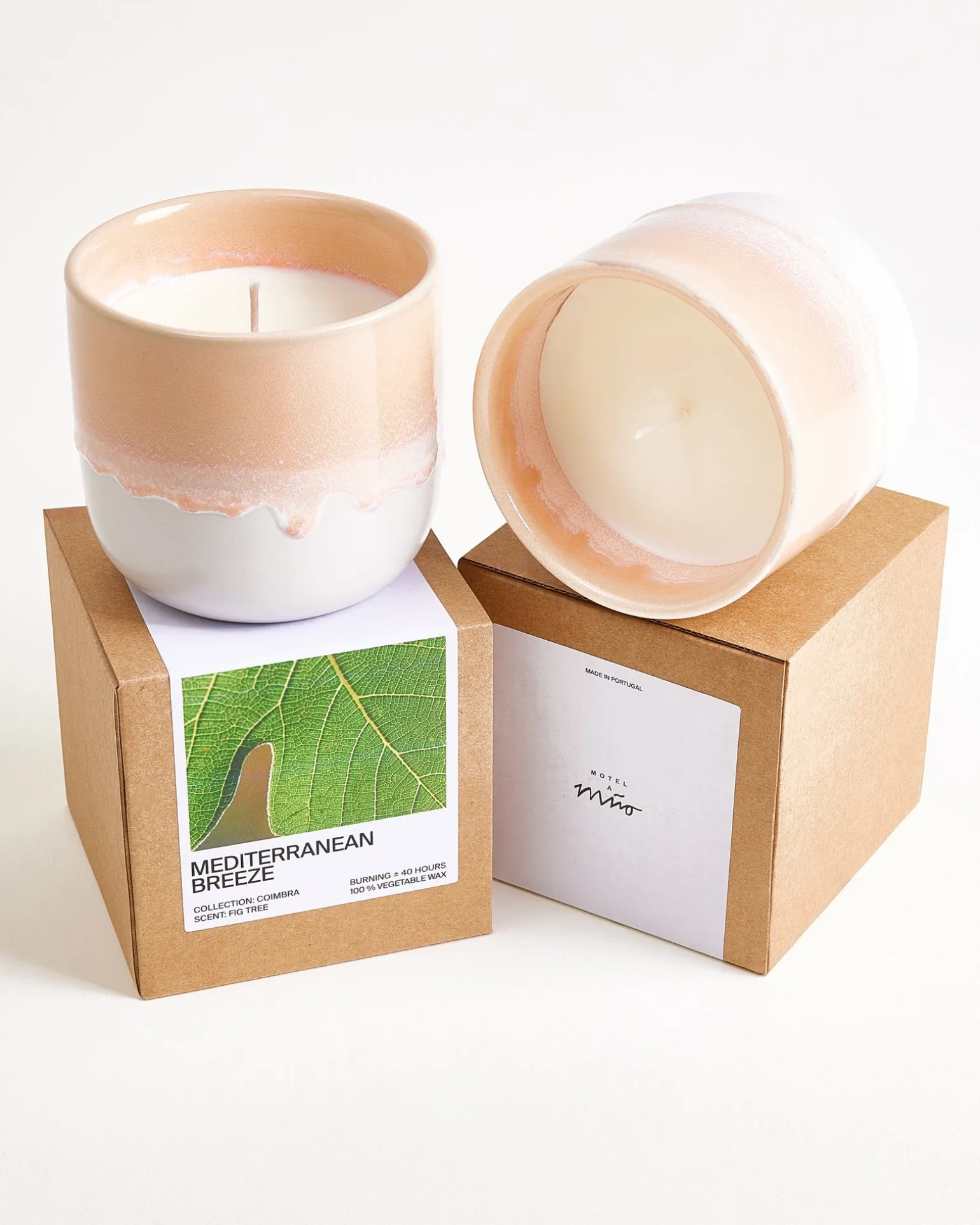 Coimbra Duftkerze Mediterranean Breeze apricot