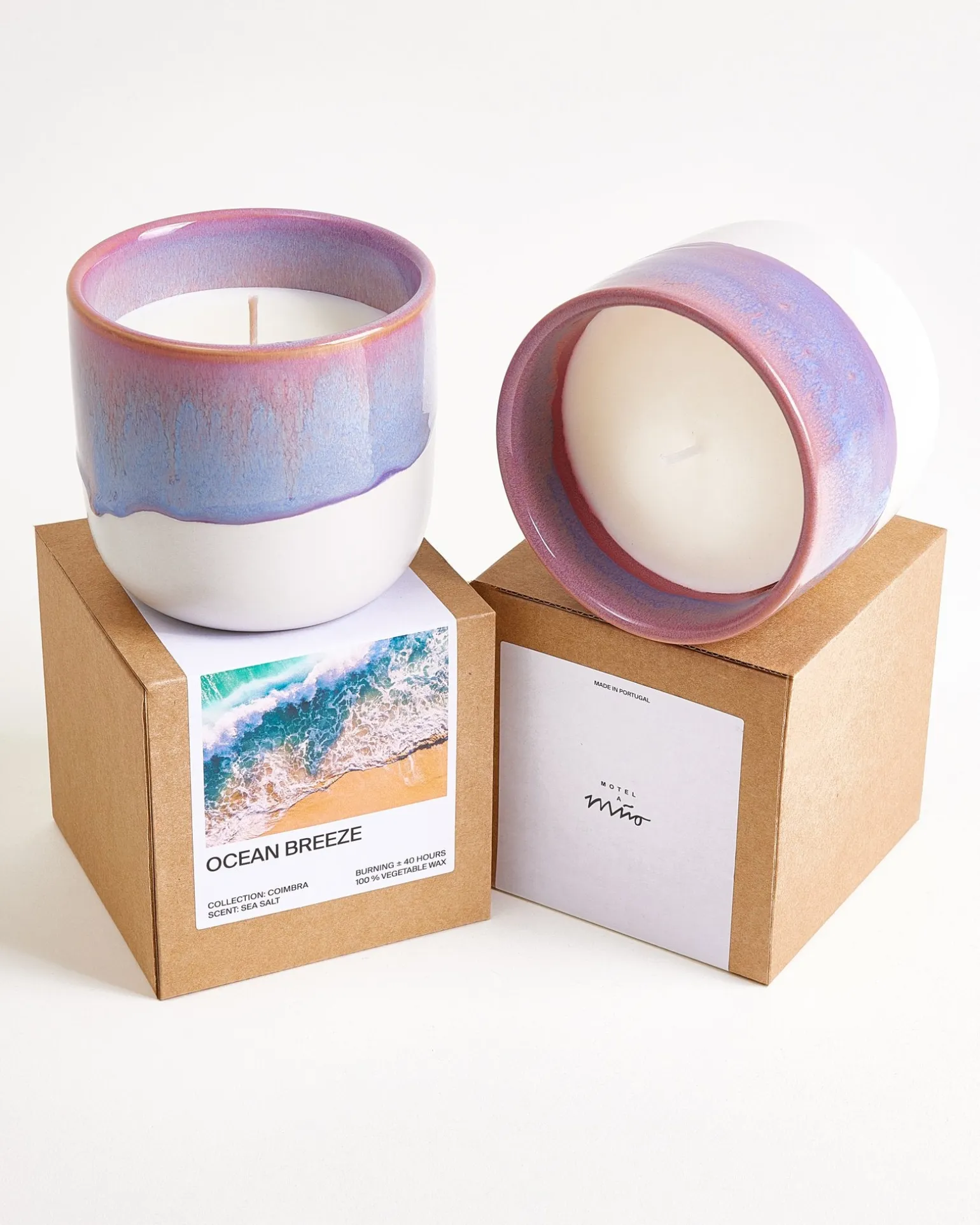 Coimbra Duftkerze Ocean Breeze lila