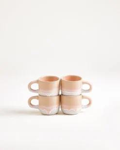 Coimbra Espressotasse apricot 4er-Set