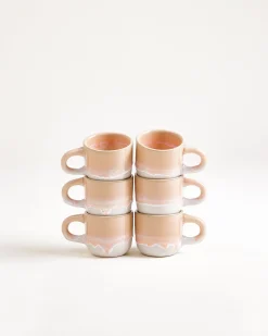 Coimbra Espressotasse apricot 6er-Set