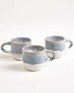 Coimbra Espressotasse graublau 4er-Set