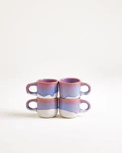 Coimbra Espressotasse lila 4er-Set