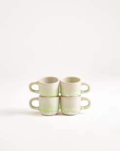 Coimbra Espressotasse pastellgrün 4er-Set