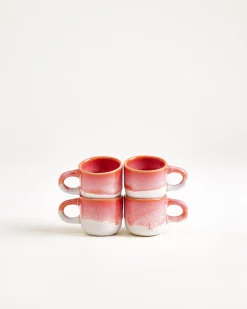 Coimbra Espressotasse pink 4er-Set