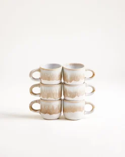 Coimbra Espressotasse sand 6er-Set