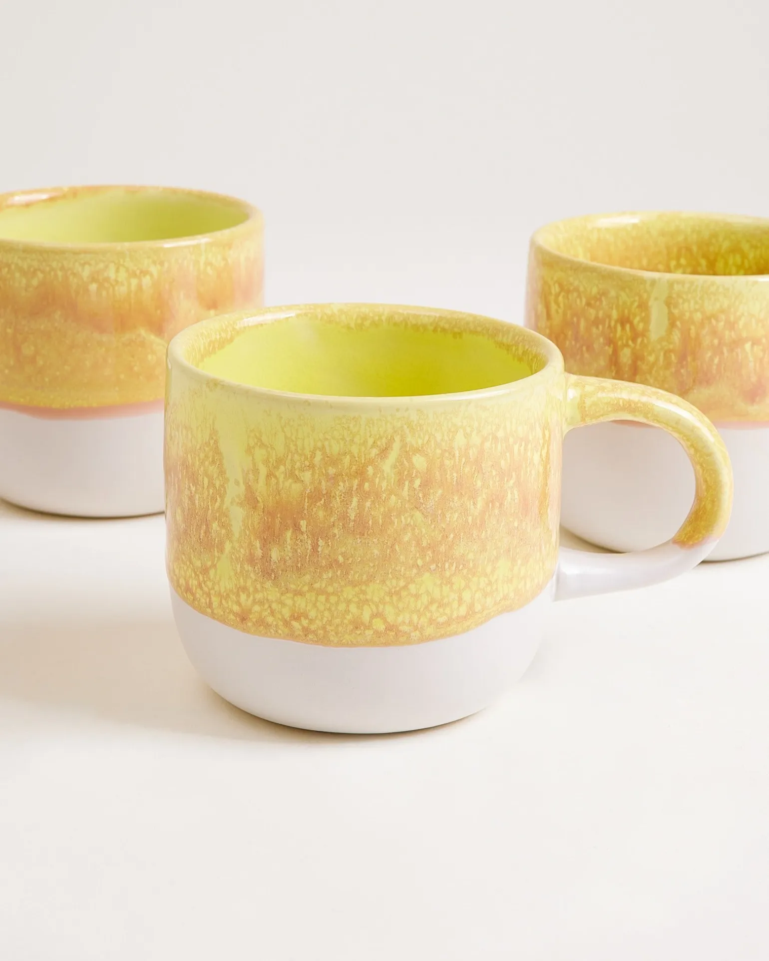 Coimbra Tasse groß gelb 4er-Set