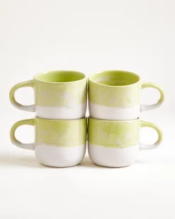 Coimbra Tasse groß lime 4er-Set