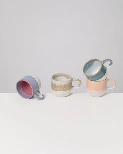 Coimbra Tasse groß Pastel Flow mix 4er-Set