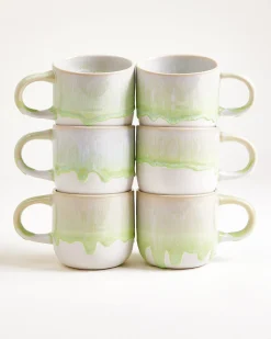 Coimbra Tasse groß pastellgrün 6er-Set