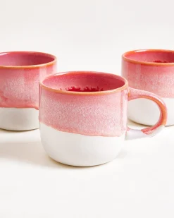 Coimbra Tasse groß pink 6er-Set