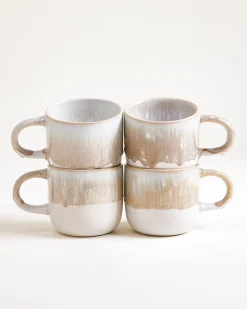 Coimbra Tasse groß sand 4er-Set