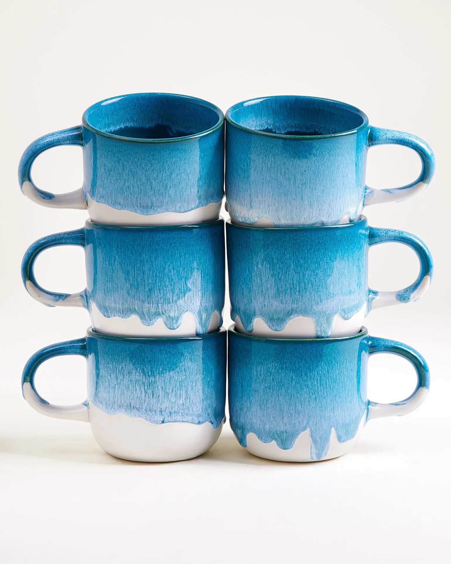 Coimbra Tasse groß türkis 6er-Set