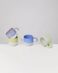 Coimbra Tasse groß Vibrant Glow mix 4er-Set