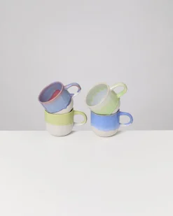 Coimbra Tasse groß Vibrant Glow mix 4er-Set