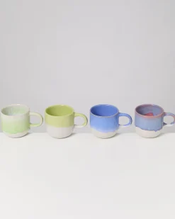 Coimbra Tasse groß Vibrant Glow mix 4er-Set