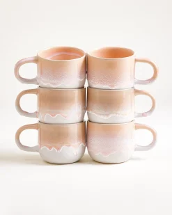 Coimbra Tasse klein apricot 6er-Set
