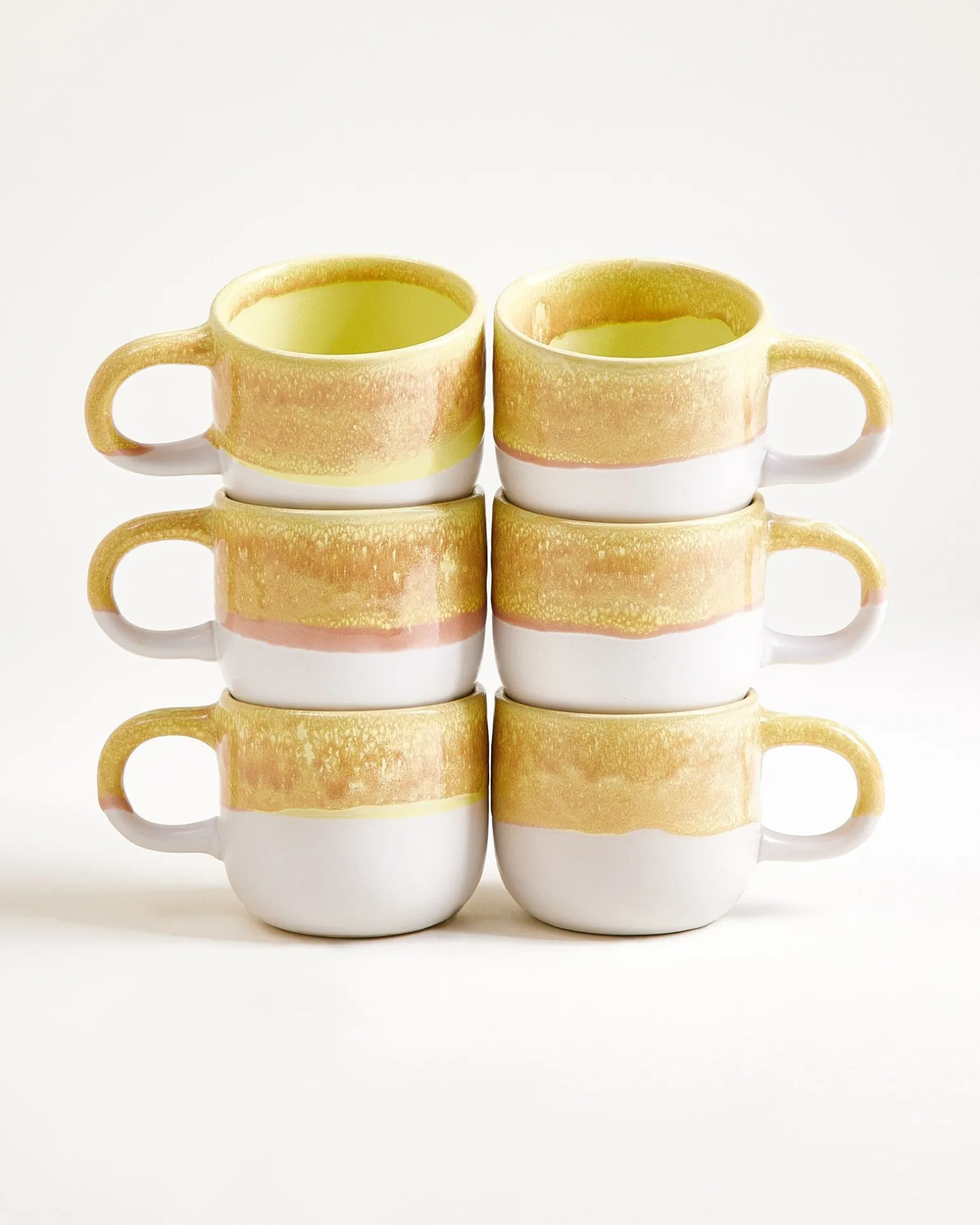 Coimbra Tasse klein gelb 6er-Set