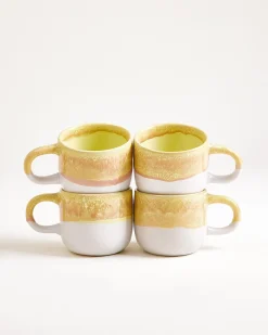 Coimbra Tasse klein gelb 4er-Set