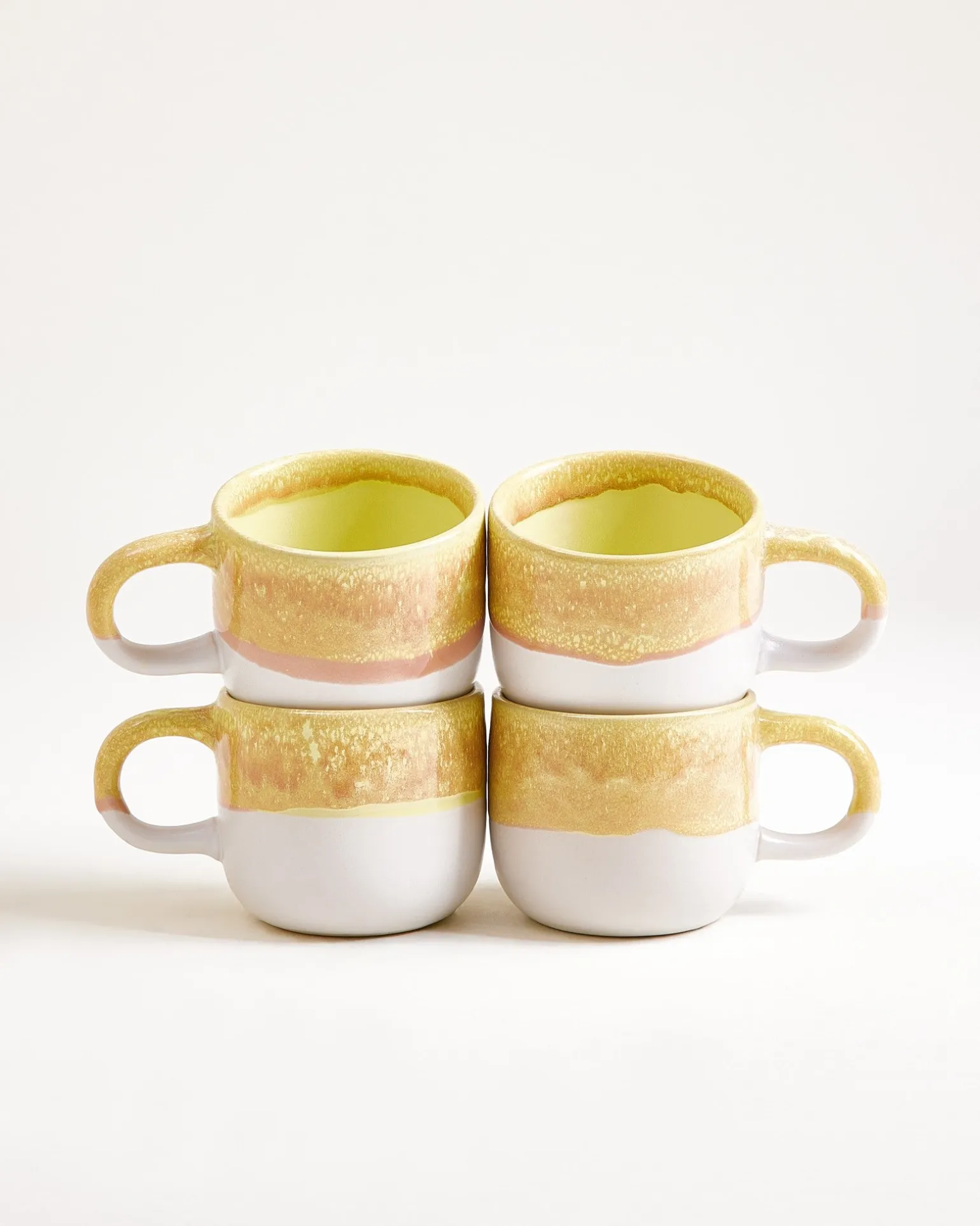 Coimbra Tasse klein gelb 4er-Set