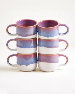 Coimbra Tasse klein lila 6er-Set