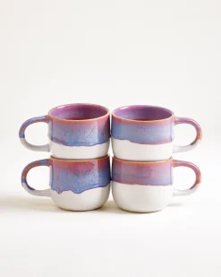 Coimbra Tasse klein lila 4er-Set