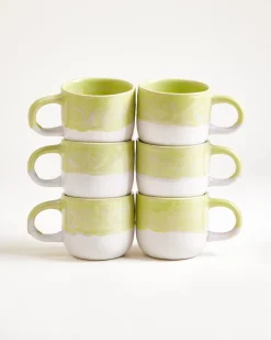 Coimbra Tasse klein lime 6er-Set