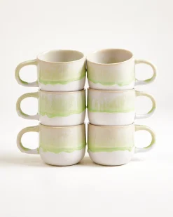 Coimbra Tasse klein pastellgrün 6er-Set
